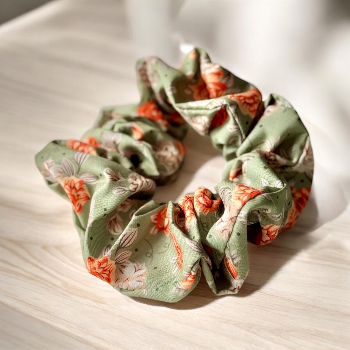 Floral Meadow: Pack of 3 Scrunchies with Flower Details