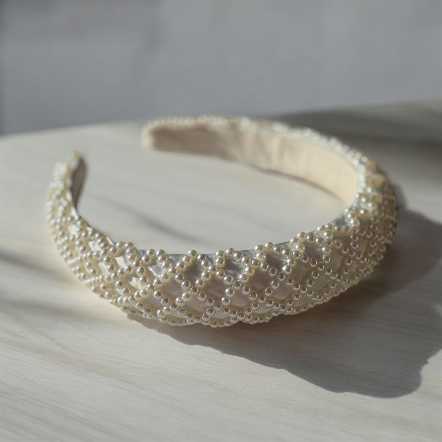 Pearl Radiance: White Pearl Headband for Special Occasions