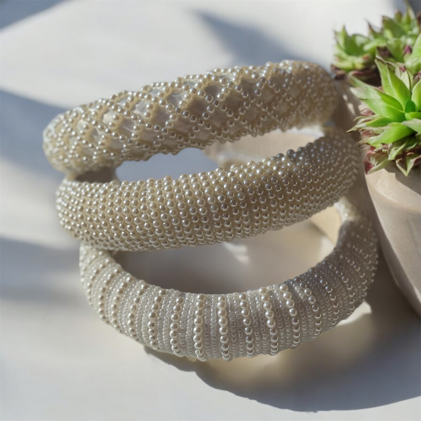 Pearl Radiance: White Pearl Headband for Special Occasions