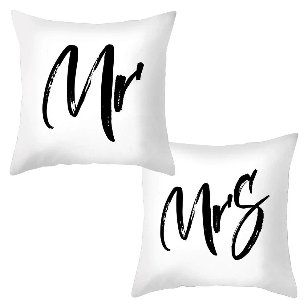 Personalised Gift Cushion – Custom Design for Loved Ones Mr and Mrs
