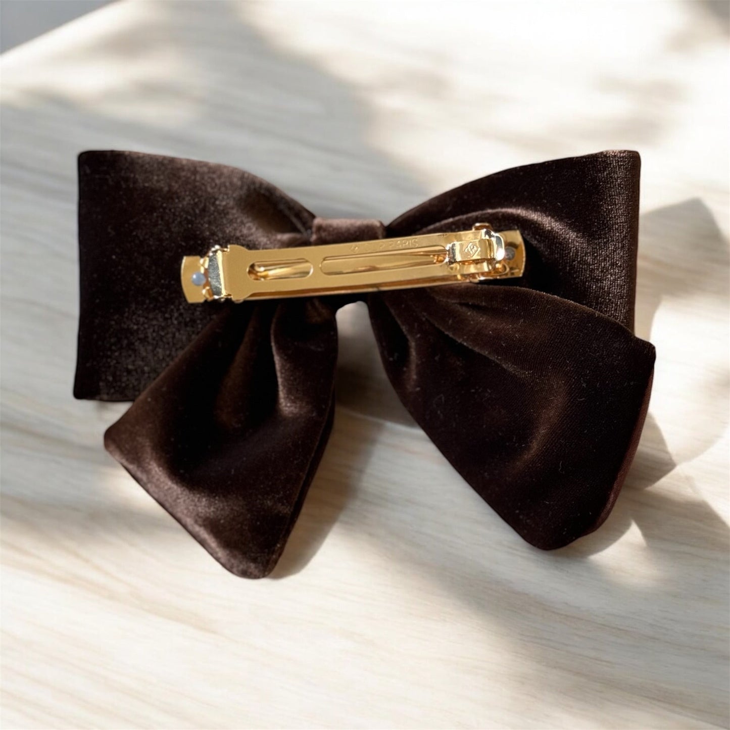 Elegant Velvet Hair Bow Clip | Valentine’s Gift Idea in Black, Burgundy, Red, Green, Brown, Beige | Chic Hair Accessory