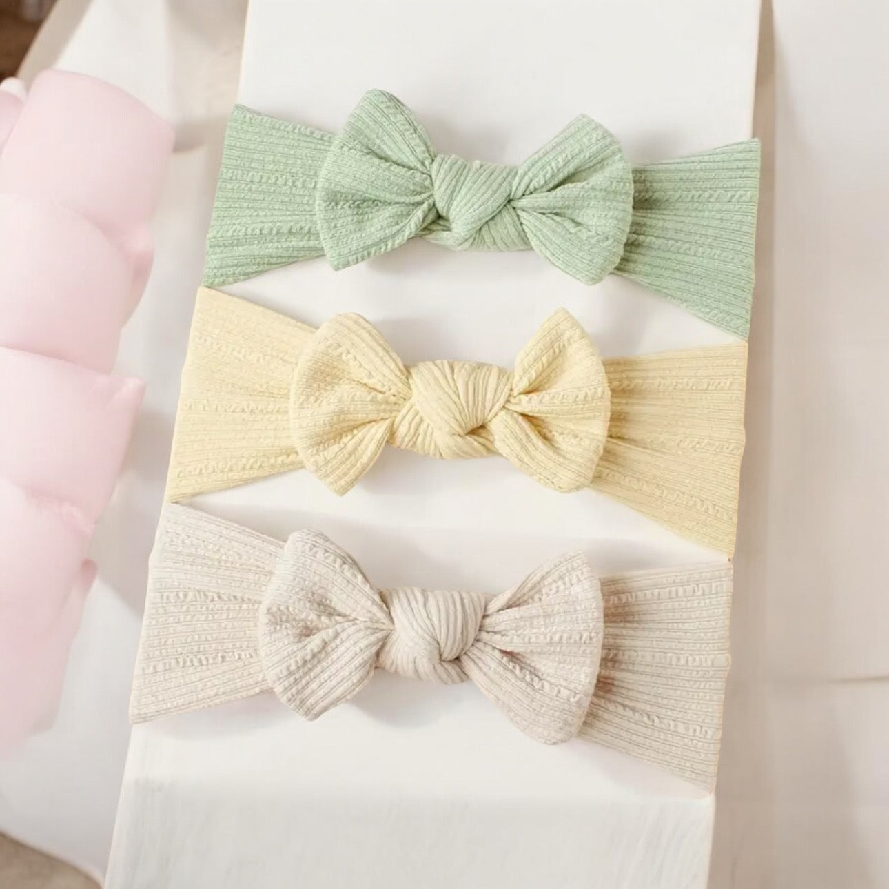 Baby Girl Headbands with Bows: Set of 3 Adorable & Stylish Accessories