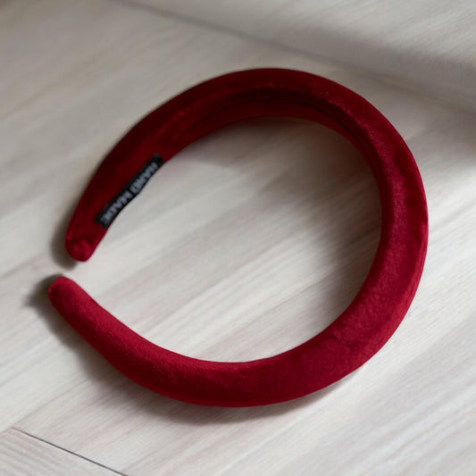 Red Velvet Headband: Luxurious & Bold Accessory